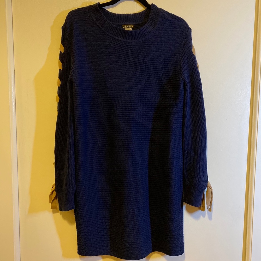 Navy Sweater Dress